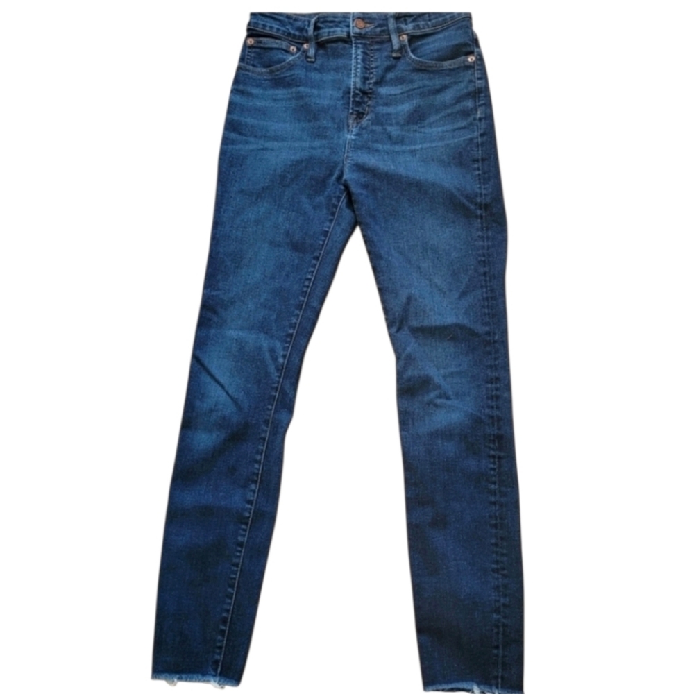 J. Crew Frayed Hem Curvy Toothpick Jeans Size 28